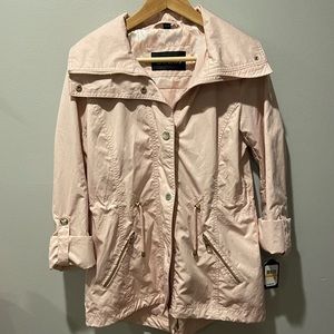 Guess Pink Casual Fall Winter Elegant Jacket w/ Hood VINTAGE